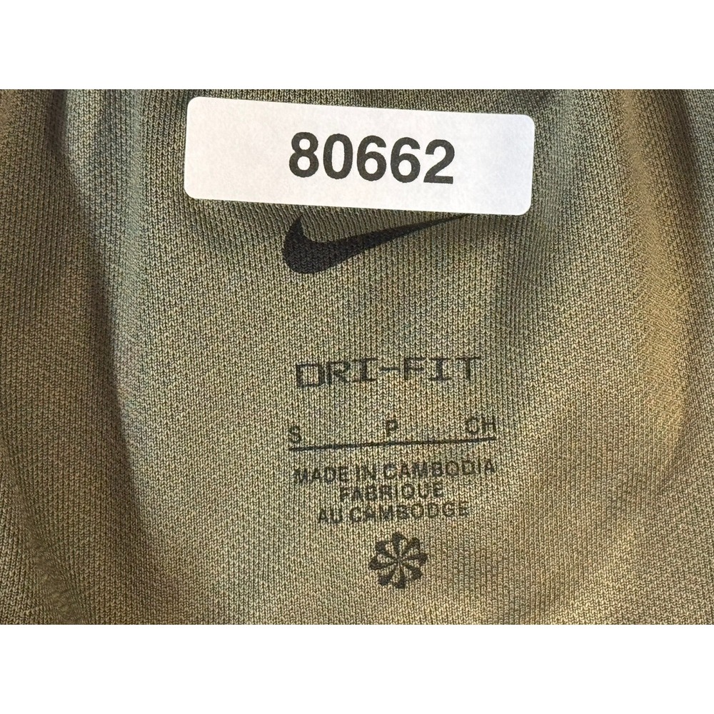 Nike Womens Dri-FIT Tempo Running Shorts Olive Green Heather CU8890-222 Small - Picture 6 of 6